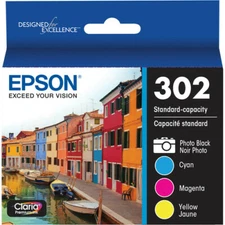 Original EPSON 302 Black Photo BK Color INK Cartridges for XP-6000 XP-6100 T302