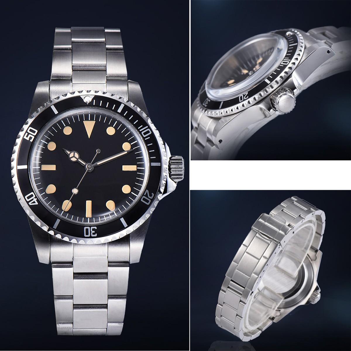 1x Men's Mechanical Watches 316 Stainless Steel Case w/ Nh35