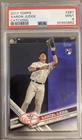 🔥2017 Topps Aaron Judge Catching RC #287 PSA 9 MINT NY Yankees MVP 📈