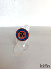 Handgun Firearm Gun Safe Shelf Display Rod - Ruger Blue/Red Eagle 1" Topper