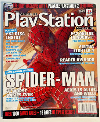 PlayStation Magazine Issue 56 May 2002 Spider-Man w/ PS2 No Demo Disc
