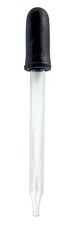 Medicine Dropper with Straight Glass Pipette 3 inch length. Pack of 12