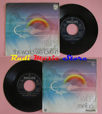 LP 45 7'' TWINS This world we love in il cielo in una stanza Melina(*) cd mc dvd