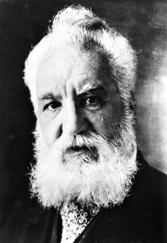Alexander Graham Bell inventor of the telephone 1847-1922  Poster Print - Zdjęcie 1 z 1