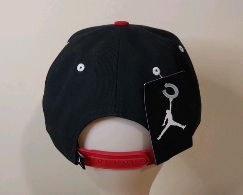 Nike Air Jordan 23 Jumpman Sombrero Snapback Negro/Rojo Nuevo con Etiquetas Holograma - Imagen 3 de 14