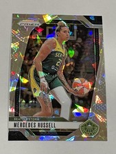 2024 Prizm WNBA Basketball Blue Velocity Prizm - Mercedes Russell - Storm
