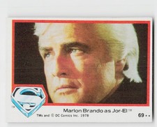 1978 Topps Superman: The Movie #69 Marlon Brando as Jor-El