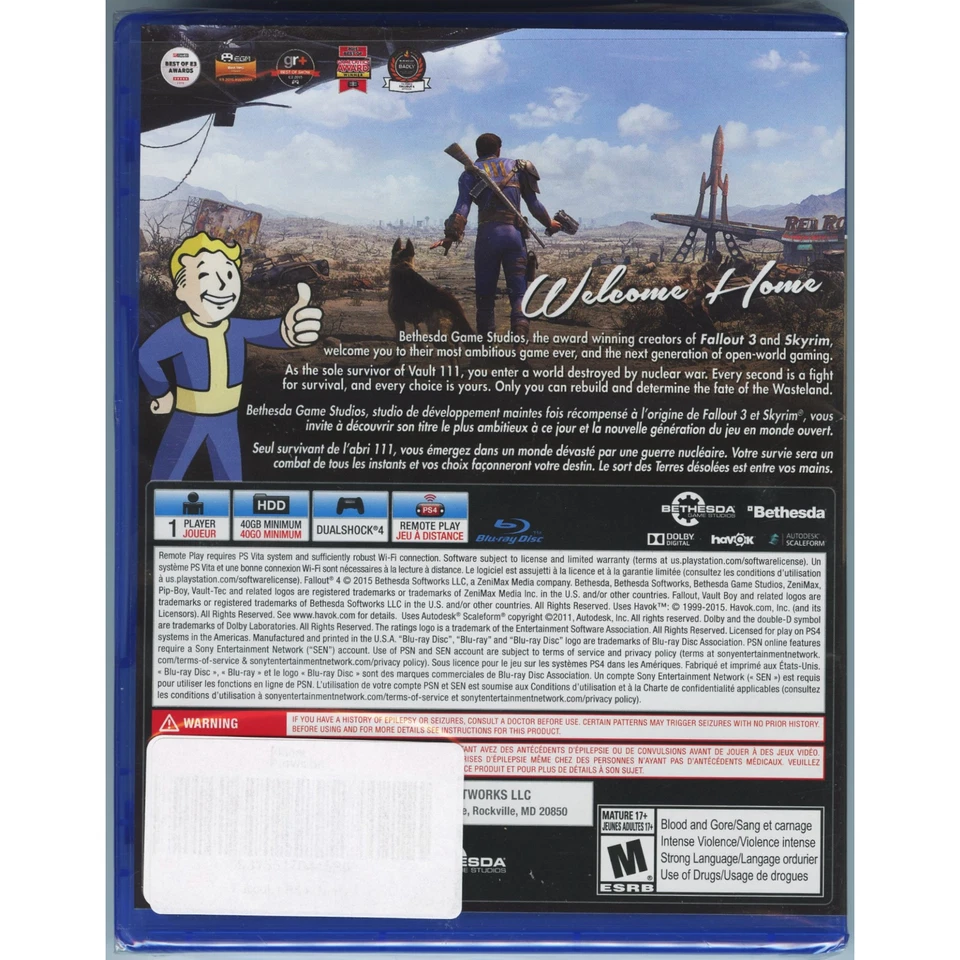 Fallout 4 Sony PlayStation 4 PS4 [Brand New] - Image 2 of 2