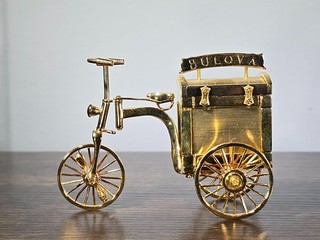 Bulova B0428 Delivery Bike Clock