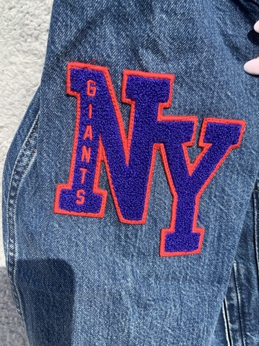 American Eagle (AE) NFL New York Giants Denim Jacket Unisex- Size XXL -New - Picture 10 of 12