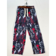 Old Navy Pajama Pants Kids Large Navy Basketball Print Sleepwear Loungewear