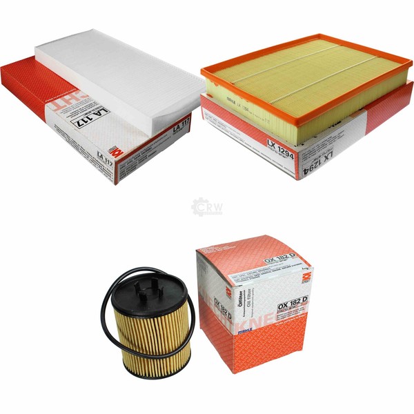 Mahle / Knecht Innenraumfilter LA 117 Luftfilter LX 1294 ÖLfilter OX 182D-image
