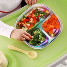 Reusable Divided Dinner Plates Dazzling Salad Barbecue Plate  Adults/Kids