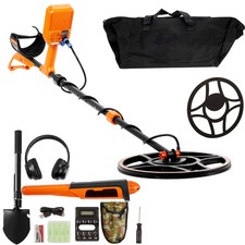Rechargeable Metal Detector 12" Waterproof Coil 39-50 in Adjustable  LCD 7Modes