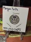Morgan 1/10 oz 0.999 Fine Silver Bullion Round - 3.1g - Round