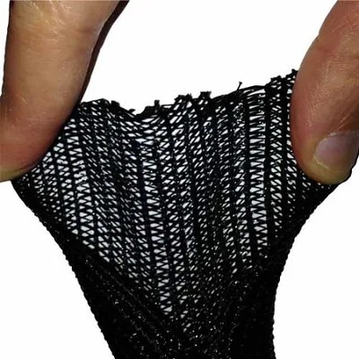 ELECTRIDUCT BS-J-SCW-100-100-BK Braided Cable Sleeve, 1 in Inside Dia., 100 ft,
