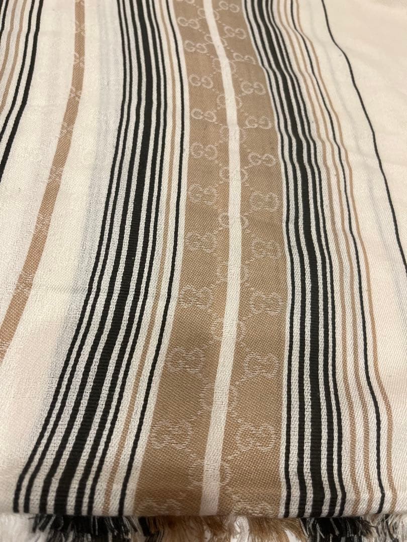 Gucci GG Pattern Large Rectangular Scarf Long Sha… - image 3