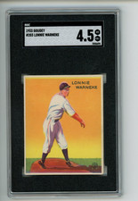 1933 Goudey Lonnie Lon Warneke #203 Chicago Cubs SGC 4.5
