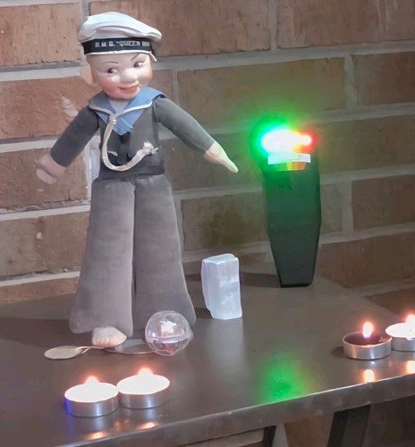 Rare Haunted Norah Wellings Jollyboy Sailor Doll - RMS Queen Mary Estate Find