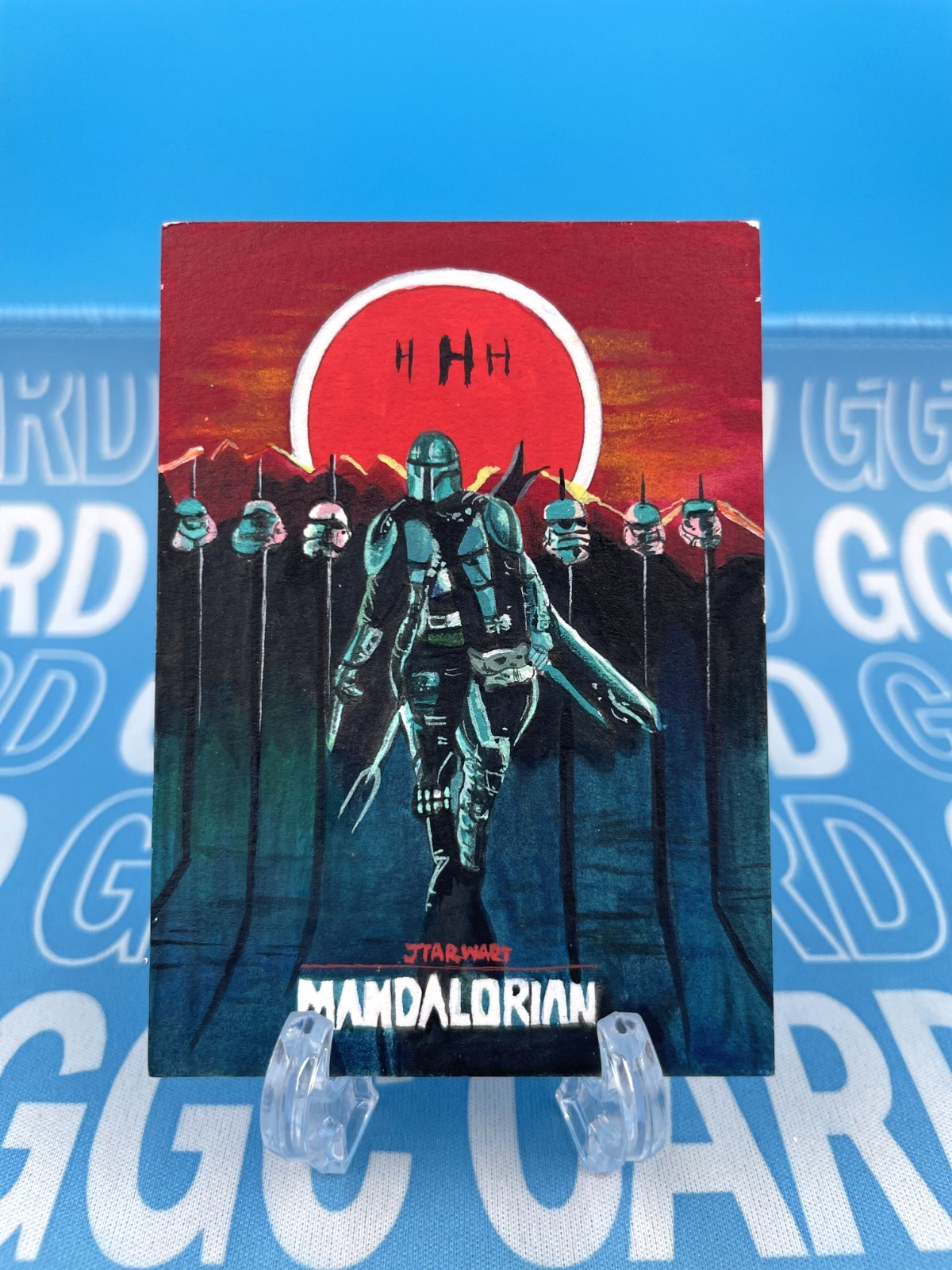 GGC Studio Star Wars The Mandalorian Artist Hand Drawn Auto Sketch Card 1/1