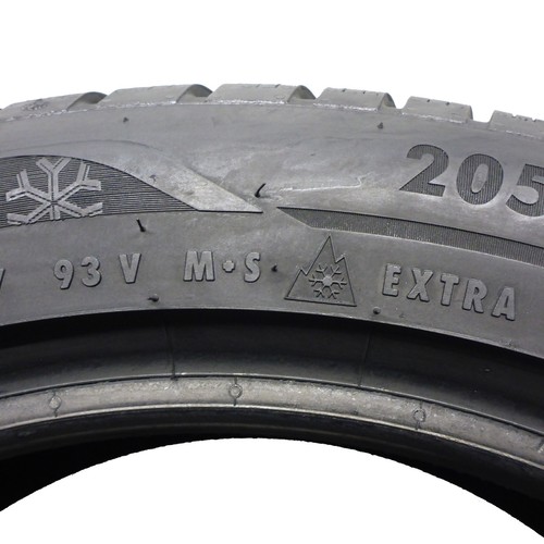 205 50 17 4x ESA TECAR 205/50 R17 93V SuperGrip Winterreifen 8mm 2019 Wie Neu - Bild 2 von 8