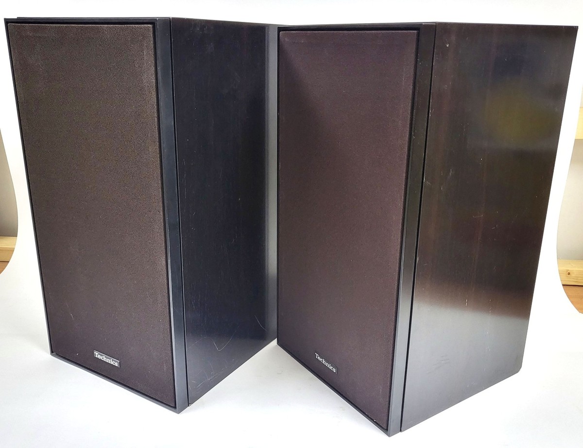 Vintage Technics SB-5 Honeycomb Speakers – 23x12x12 in