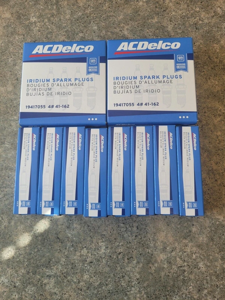 8 PACK NEW Spark Plug-Iridium ACDelco 41-162 FAST FREE SHIPPING 19417055 USA Foto 2 de 3