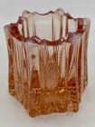 Fenton Vulcan Opalescent Glass Pink Toothpick Holder