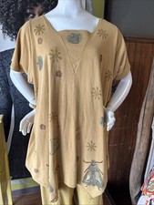 Original Vintage Bluefish Printed Tunic Top