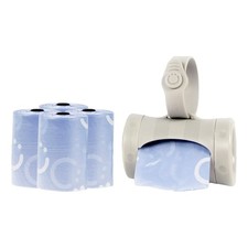 On-the-Go Gray Bag Dispenser and Waste Disposal Bags Refill, 60 Lavender Scented