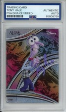 2025 KAKAWOW AURA DISNEY PIXAR INSIDE OUT FEAR TONY HALE SIGNED PSA DNA COA AUTO