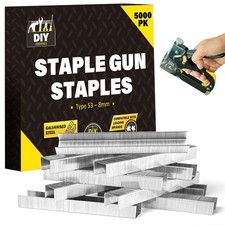 5000 Staples for Staple Gun | 10mm 8mm 14mm Type 53 140 | Heavy Duty Upholstery 0.0026 per staple
