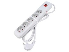 5904722197671 Power Strip: Fusing Sockets: 5 250VAC 10A Gray ARCON