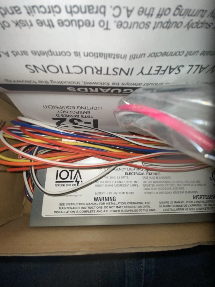 Iota I-32-TBTS Fluorescent Emergency Lighting Ballast Power Backup Equipment - Image 4 of 4