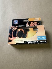 Kroger 800 Speed 27 Exp 35mm Flash Camera Single Use Disposable Film Black