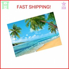 Summer Tropical Hawaii Palm Tree Or Beach Photography Backdrops 7X5FT Blue Sea S