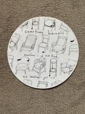 Courtney Barnett Vinyl LP Slipmat - Sometimes I Sit And Think White 12  