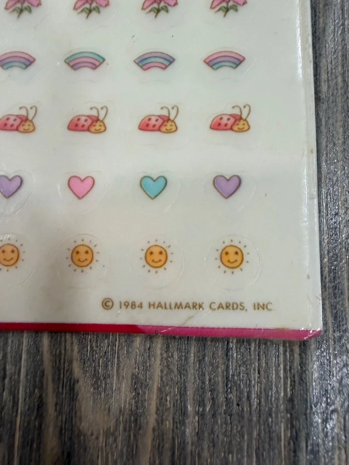 Винтаж 1984 Hallmark Ambassador Супер Наклейки Ногти и Тело Наклейки 2 Листа - Изображение 2 из 4