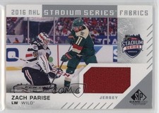2016-17 SP Game Used Stadium Series Fabrics Chi vs Min Zach Parise #MW-ZP 1a7z