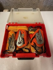 6x Schwerlast Ratsche Spanngurte mit S-Haken 4,5 m 25 mm Zurrgurte Cargo Gepäck