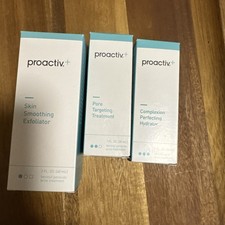Proactiv Acne Treatment Exfoliator Pore Targeting Hydrator 30 Day Kit 3 Pc 23