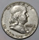1961-D FRANKLIN HALF DOLLAR - Extra Fine - #1315EB
