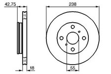 Disque de frein Toyota STARLET