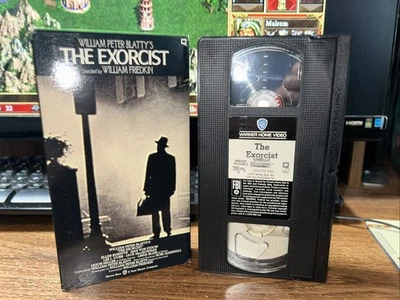 The Exorcist VHS 1990 Release Horror Movie Warner Bros Home Video Film Green Top - Image 1 of 3