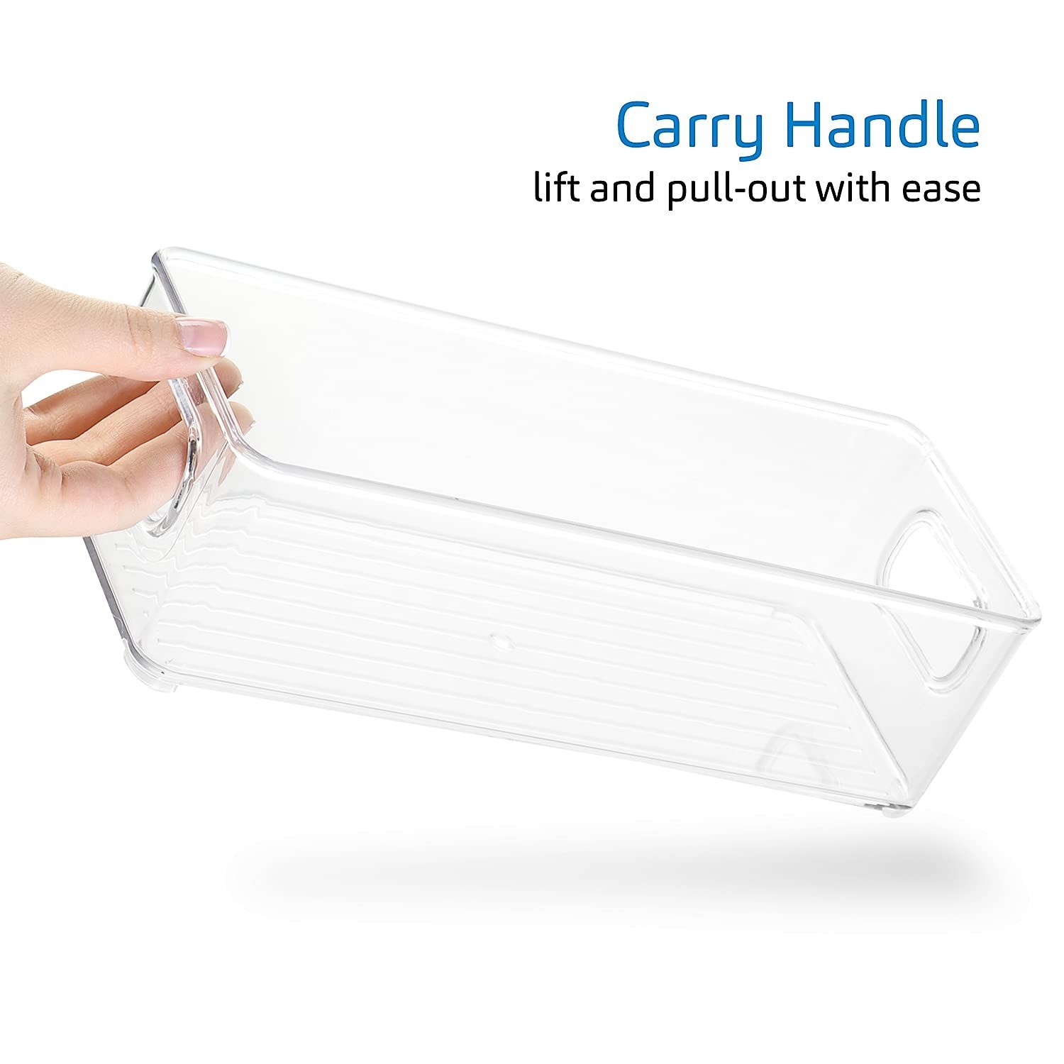 StorageBud Pantry Organization And Storage - Refrigerator Organizer Bins - St...