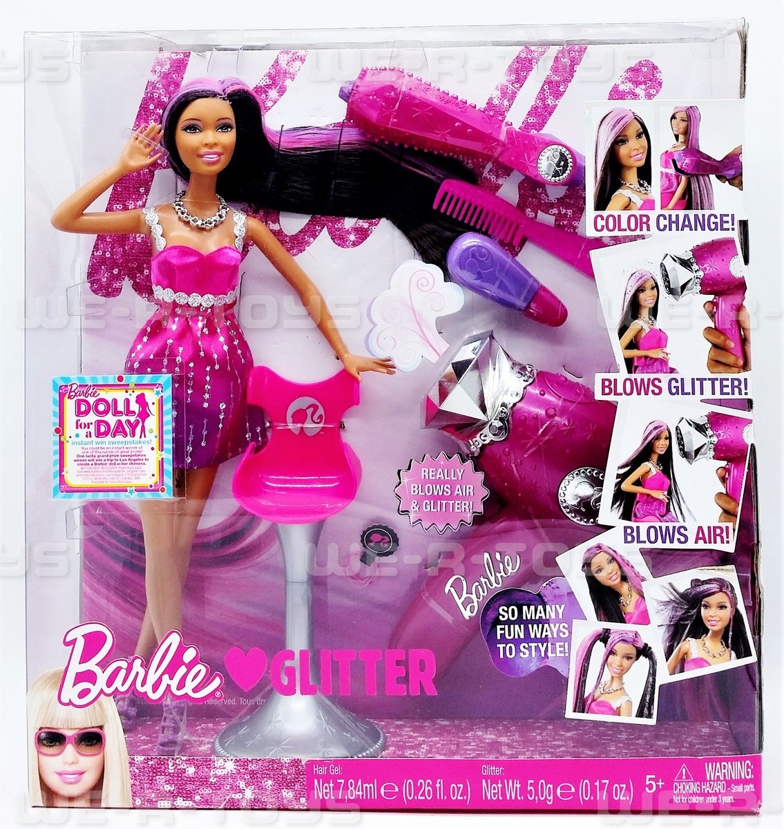 Barbie Doll Hair Salon Playset | Color-Change Hair