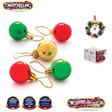 Fun and Festive Mini Christmas Baubles - 12 Assorted Colors for Holiday Cheer