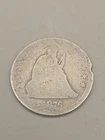 1876 Seated Liberty Silver Quarter 25c