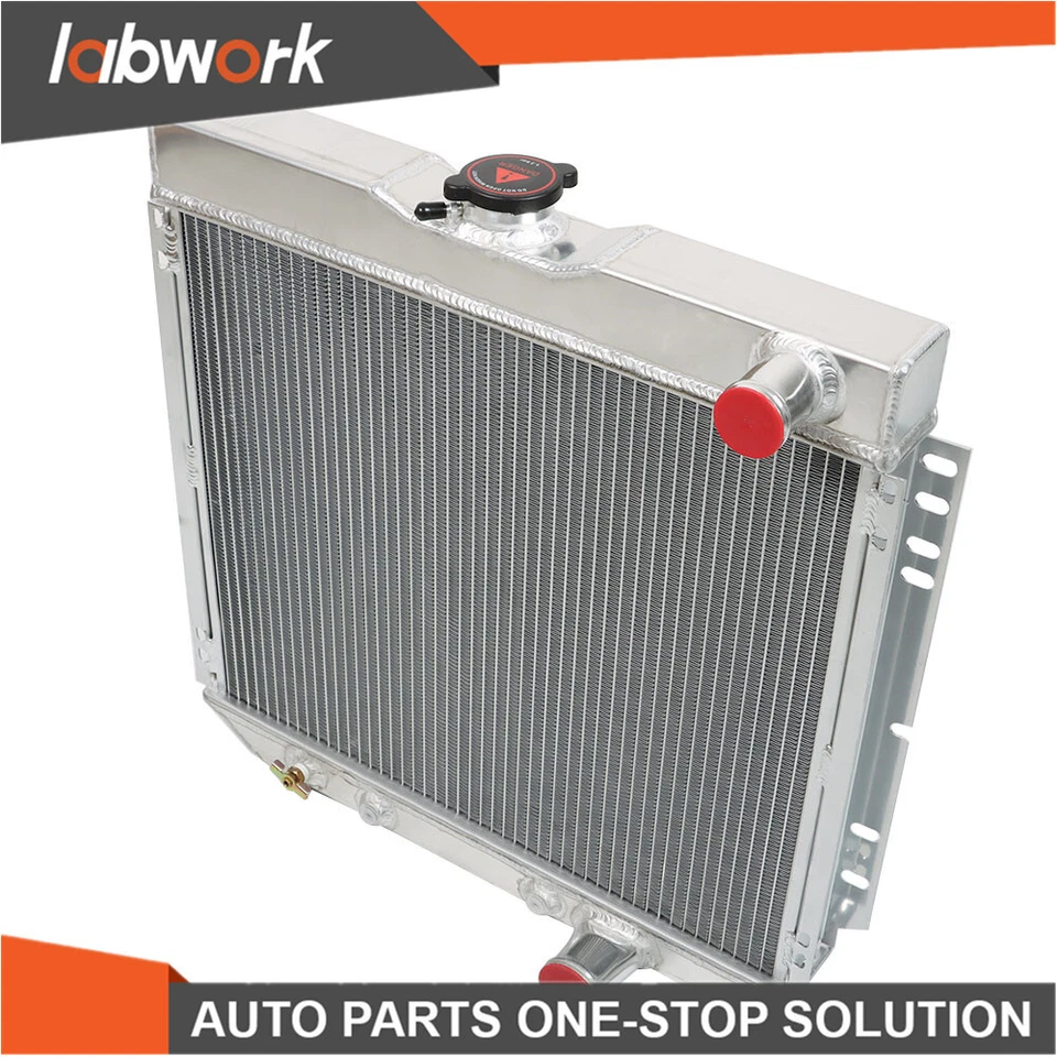 Labwork 3 行铝制散热器适用于 1967 - 1969 年福特野马都灵猎鹰 V8 — 第 3/4 张图片