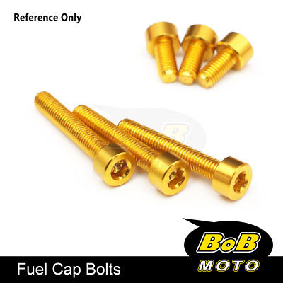 CNC Fuel Gas Cap Bolts Fit GSX 1300R Hayabusa 99-07 GS600F 00 01